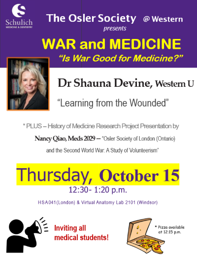 War and Medicine Poster Advertisements